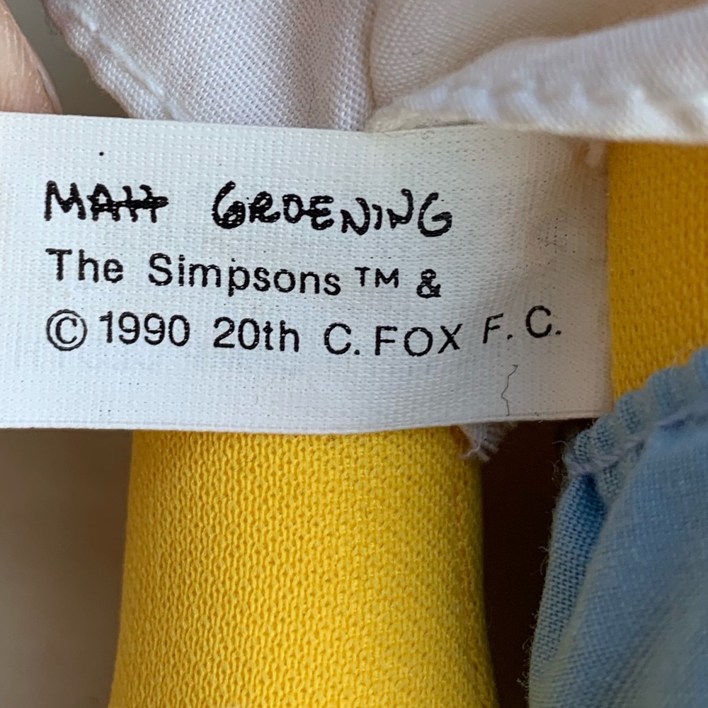 ‼️SOLD‼️1990 Homer & Maggie Simpsons Plush - Picture 7 of 7